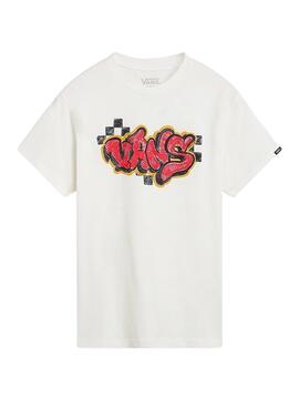 Camiseta Vans Tagged Crudo para niño