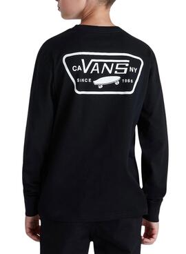 Camiseta Vans Full Patch Negro para niño