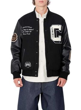 Bomber Carhartt Brown Ducks negro para hombre