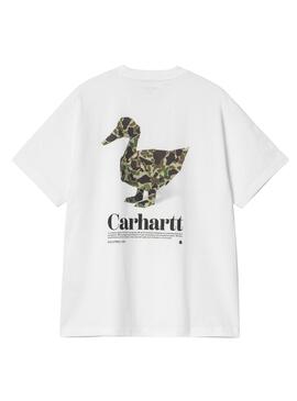 Camiseta Carhartt Fold Duck blanco para hombre