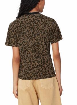 Camiseta Carhartt Leo marrón para hombre