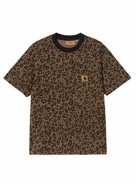 Camiseta Carhartt Leo marrón para hombre