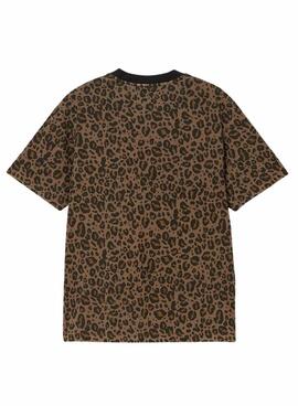 Camiseta Carhartt Leo marrón para hombre