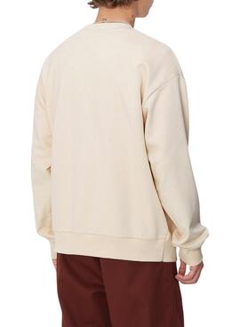 Jersey Carhartt Tridon beige para hombre