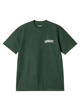 Camiseta Carhartt University verde para hombre