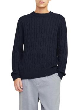 Jersey Jack and Jones Eross marino para hombre