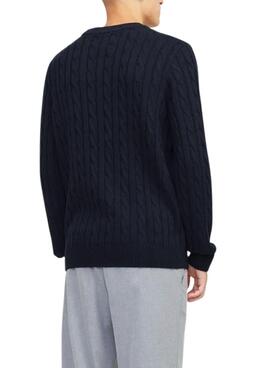 Jersey Jack and Jones Eross marino para hombre