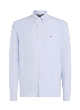 Camisa Tommy Hilfiger Oxford azul para hombre