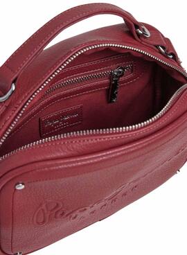 Bolso Pepe Jeans Basy Icon rojo para mujer