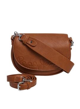 Bolso Pepe Jeans Crisha marrón para mujer