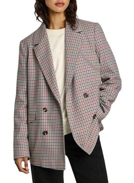 Blazer Pepe Jeans Bailey beige para mujer