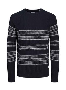 Jersey Jack and Jones Pannel azul marino para hombre