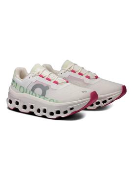 Zapatillas On Running Cloudmonster blanco para mujer