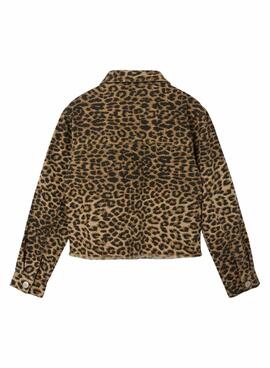 Chaqueta Name It Olivia leopardo para niña