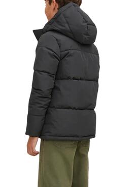 Chaqueta Jack and Jones acolchada negro para niño