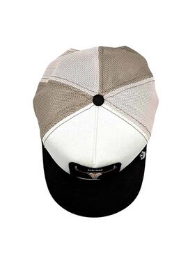 Gorra Goorin Bros The Dead Skull blanco y negro para hombre