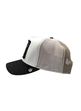 Gorra Goorin Bros The Dead Skull blanco y negro para hombre