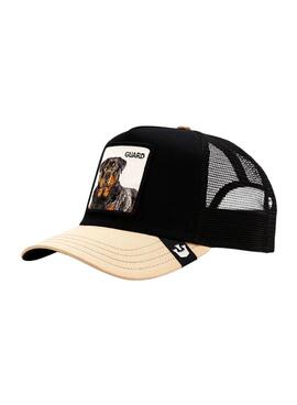 Gorra Goorin Bros The Guard Dog negro y beige