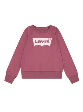 Sudadera Levis Logo cuello redondo para niña