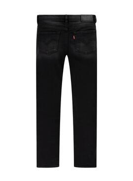 Pantalón Vaquero Levis 710 negro super skinny niña