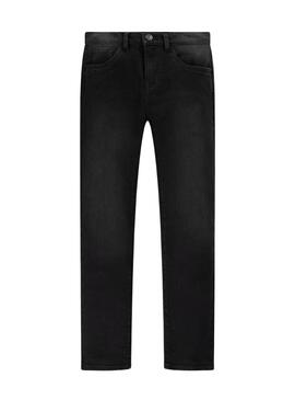 Pantalón Vaquero Levis 710 negro super skinny niña