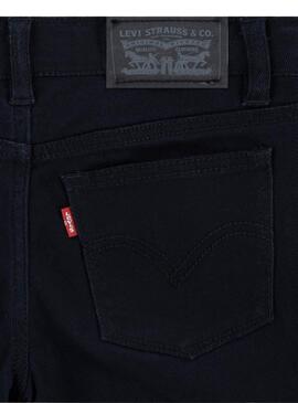 Pantalón vaquero Levis pierna ancha negro niña