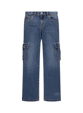 Pantalón Vaquero Levis 94 Baggy Cargo para niña