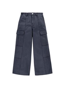 Pantalón Vaquero Levis 94 Baggy Cargo negro niña