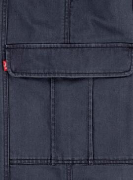 Pantalón Vaquero Levis 94 Baggy Cargo negro niña