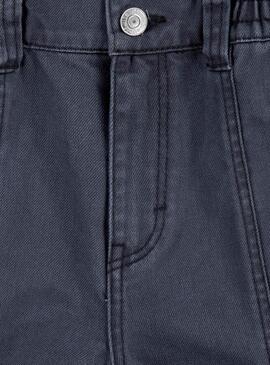 Pantalón Vaquero Levis 94 Baggy Cargo negro niña