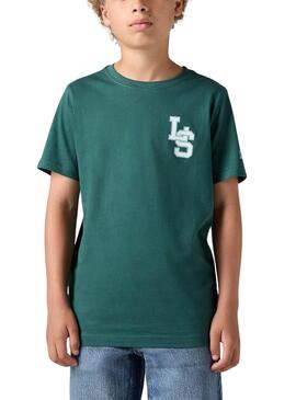 Camiseta Levis Monogram verde para niño