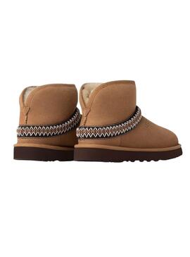 Botas UGG Classic Mini Crescent camel para mujer