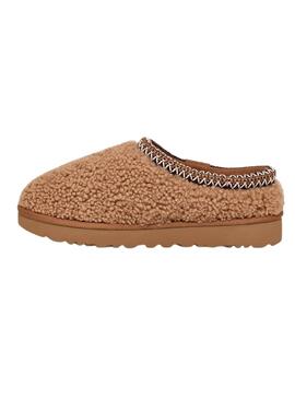 Zapatilla UGG Tasman Maxy Curly camel para mujer