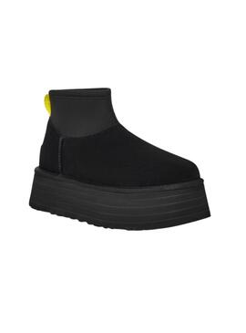 Botas UGG Classic Mini Dipper negro para mujer