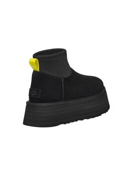 Botas UGG Classic Mini Dipper negro para mujer