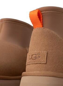 Botas UGG Classic Mini Dipper camel para mujer