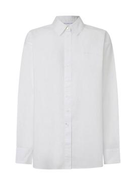 Camisa Pepe Jeans Rita blanco para mujer