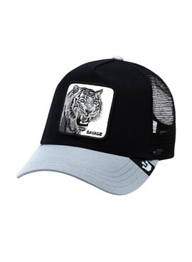 Gorra Goorin Bros The Savage tiger negro y azul