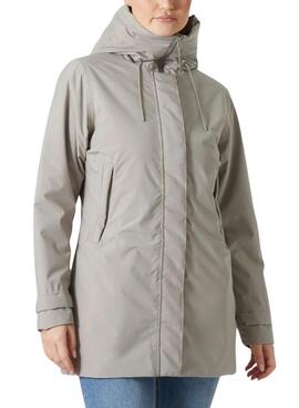 Chubasquero Helly Hansen Victoria gris para mujer