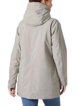 Chubasquero Helly Hansen Victoria gris para mujer