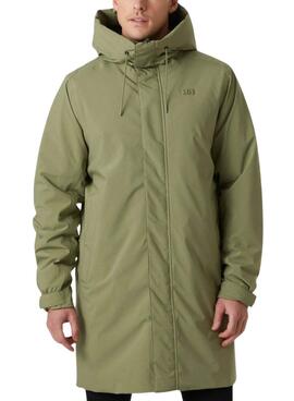 Chubasquero Helly Hansen Munich verde para hombre