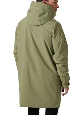 Chubasquero Helly Hansen Munich verde para hombre