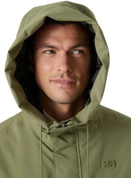 Chubasquero Helly Hansen Munich verde para hombre