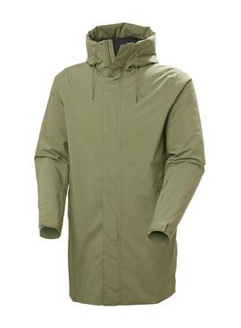 Chubasquero Helly Hansen Munich verde para hombre