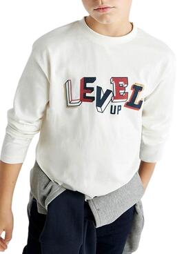 Camiseta Mayoral Level Up Blanco para niño