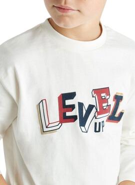 Camiseta Mayoral Level Up Blanco para niño