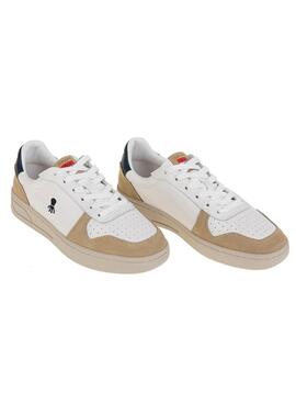 Zapatillas El Pulpo Deportiva blanco Logo contraste marino para hombre