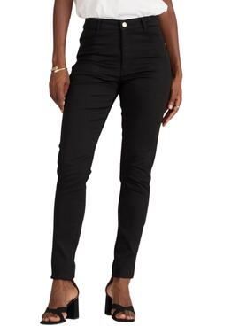 Pantalones Naf Naf Siza Slim negro para mujer