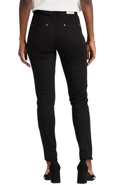 Pantalones Naf Naf Siza Slim negro para mujer