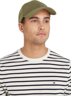 Gorra Tommy Hilfiger Flag 85 verde para hombre